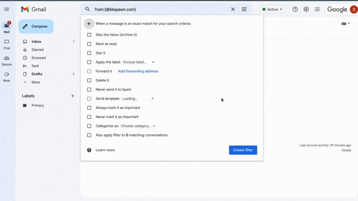 how to add an email address to whitelist in gmail